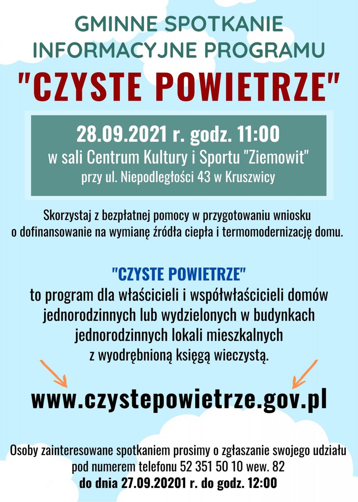 CZYSTE POWIETRZE