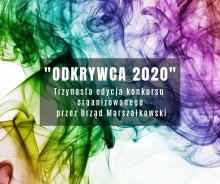 Konkurs "ODKRYWCA 2020"