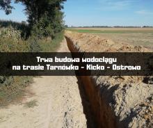 Trwa budowa wodociągu 