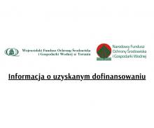 Informacja o uzyskanym dofinansowaniu 